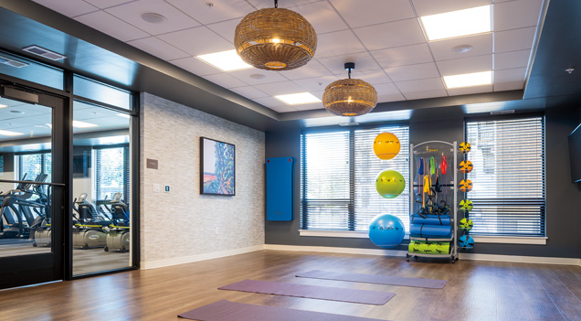 Amira Bloomington Fitness Center with yoga