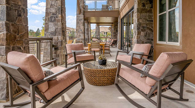 Amira Choice Arvada porch